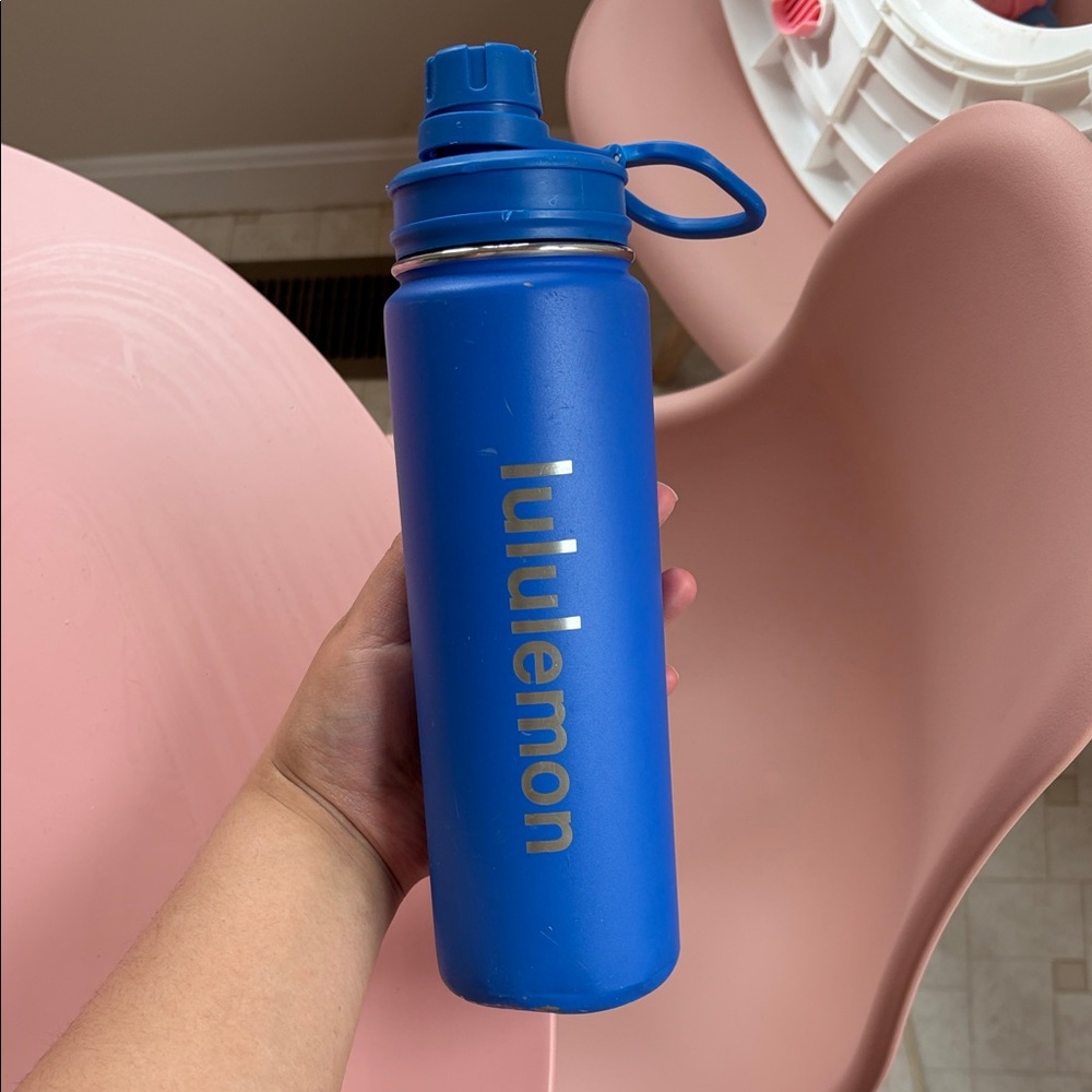 Lululemon Blue Stainless Water Bottle